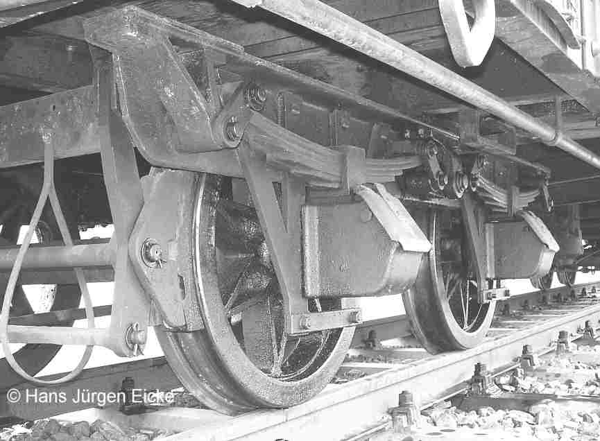 Fachwerk-Drehgestell Breslau 1900; Foto: Hans-Jürgen Eicke